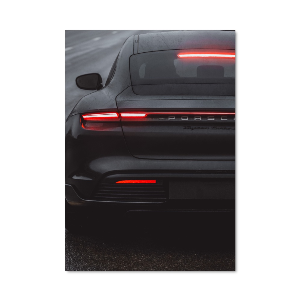 Poster Taycan turbo gt élégant